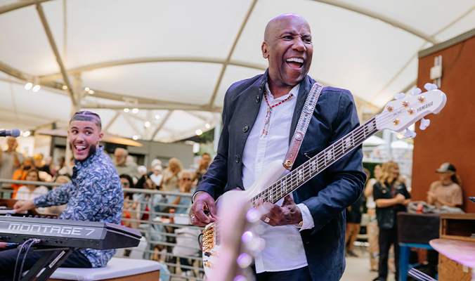 Nathan East on the David Foster Hit Man Cruise
